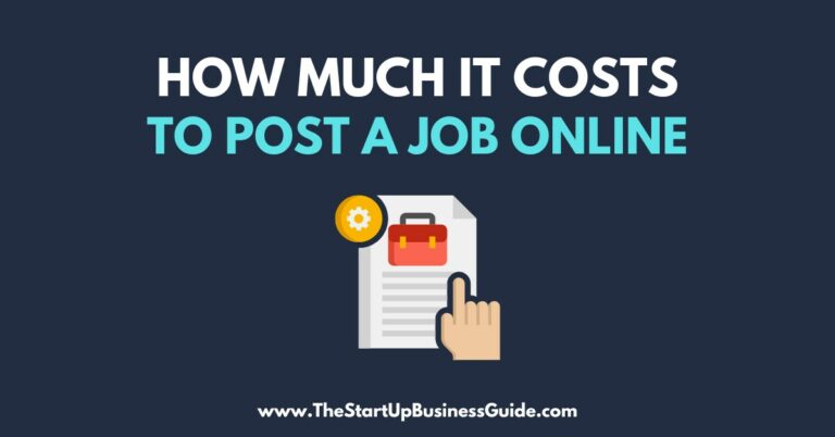 How Much it Costs to Post a Job Online