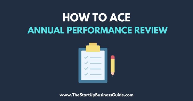How to Ace your Annual Performance Review