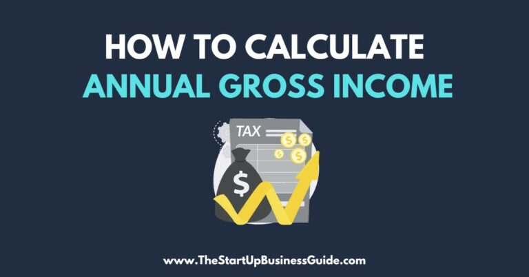 How to Calculate Annual Gross Income