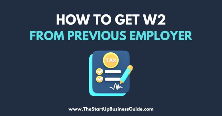 How to Get W2 from Previous Employer
