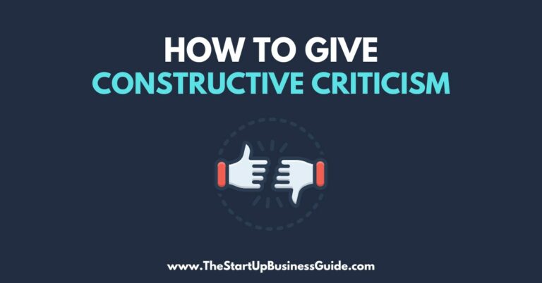 How to Give and Receive Constructive Criticism at Work