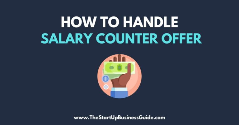 How to handle Salary Counter Offer