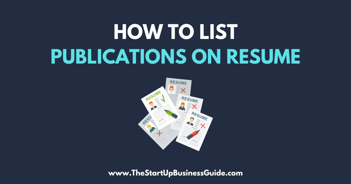 how-to-list-publications-on-resume