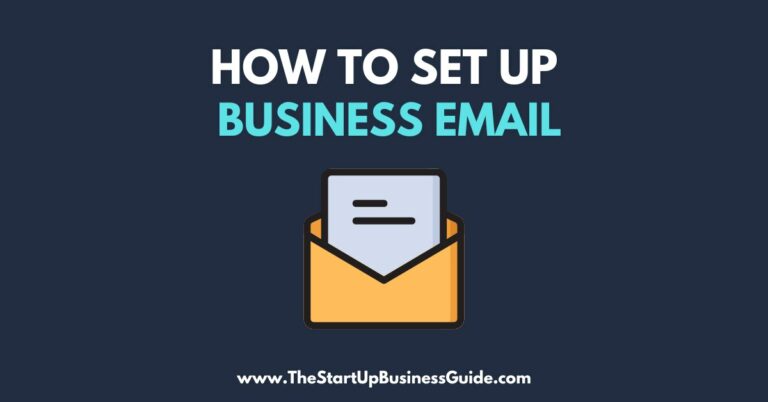 How to Set Up a Business Email
