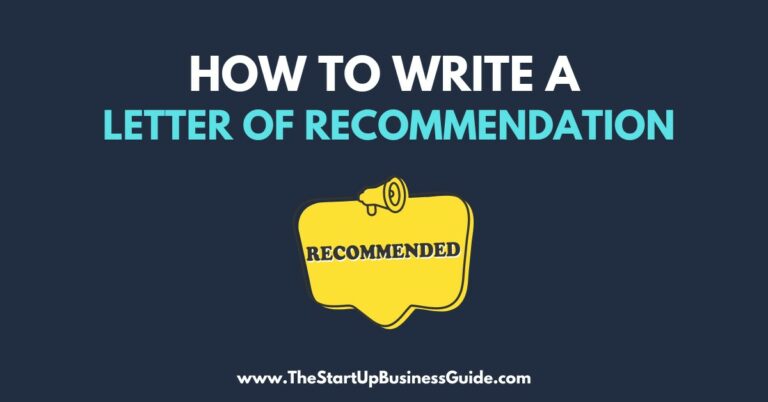 How to Write a Letter of Recommendation with Examples
