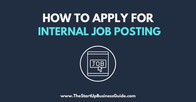 How to Apply for an Internal Job Posting with your Current Employer