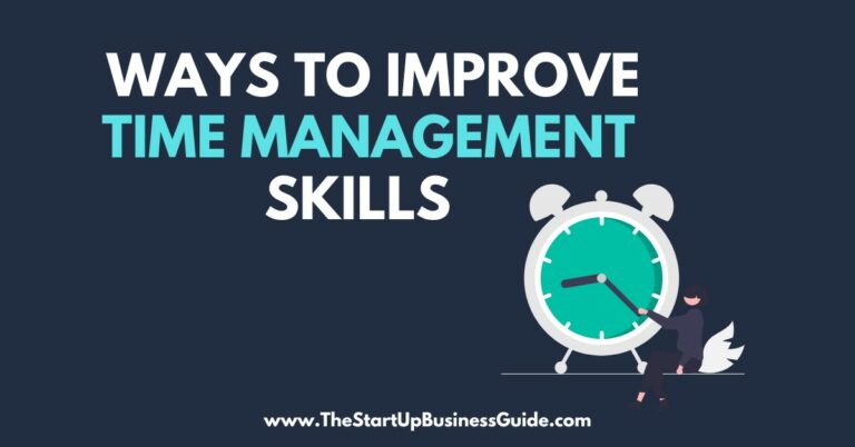 20 Effective Ways to Improve Time Management Skills